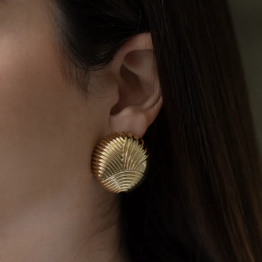 Brinco Botões Stripes