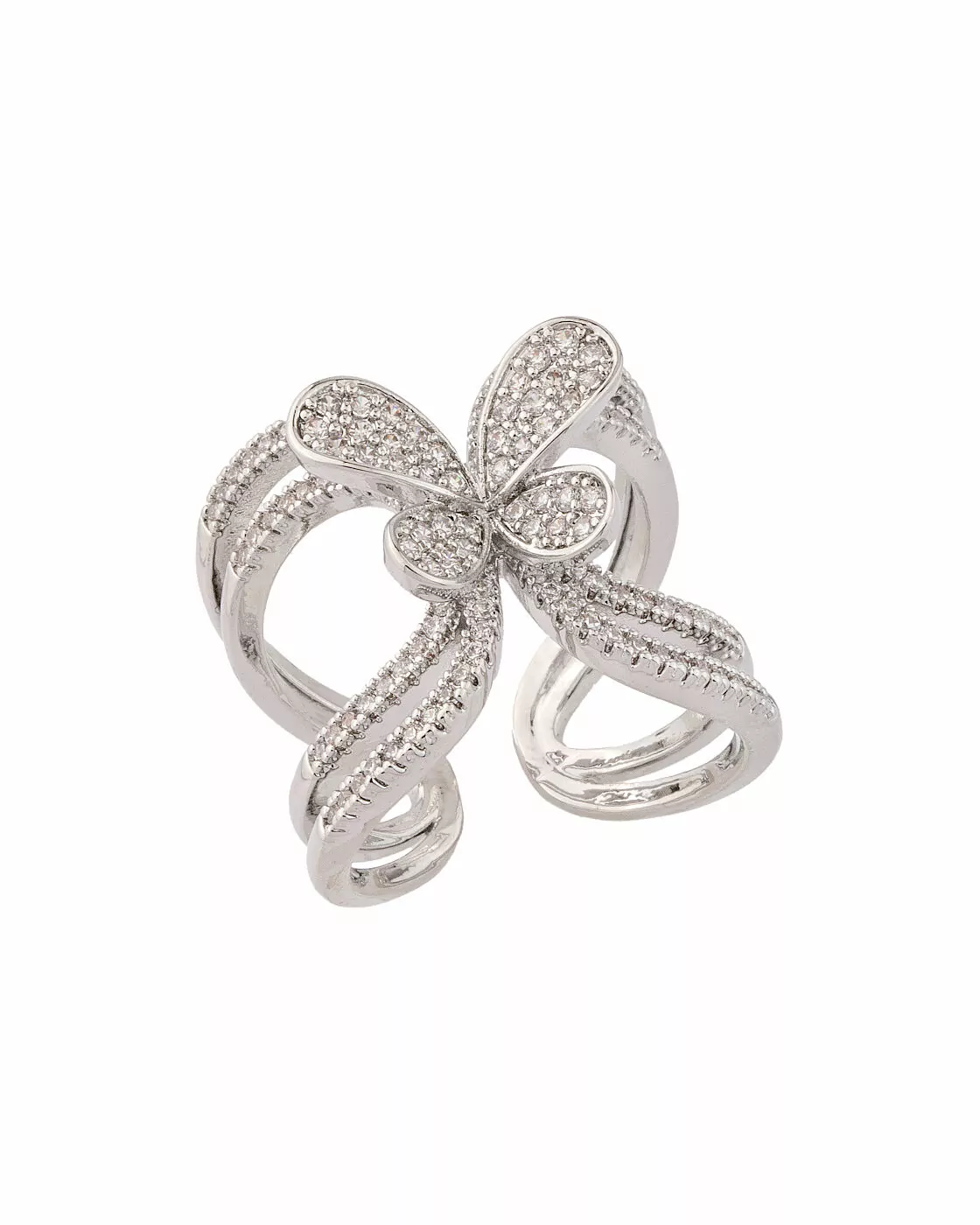 Anel Fairy Ródio Branco