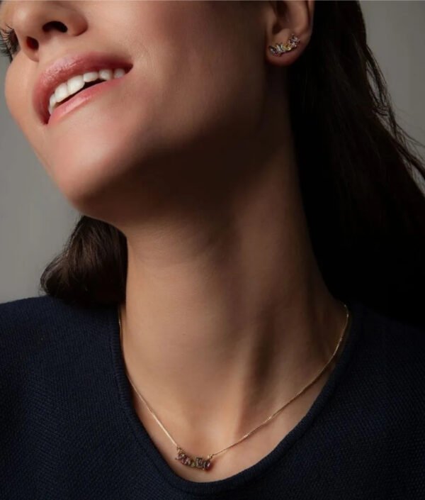 Conjunto Chroma - Dourado Zirconia Colorida
