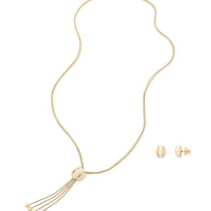Conjunto White Glow - Dourado Marfim