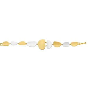 Pulseira Go Flat Duo - Mix De Banho Silver Fosco