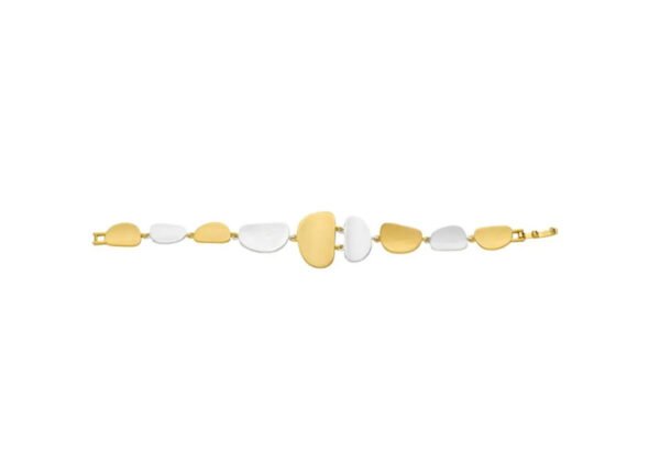Pulseira Go Flat Duo - Mix De Banho Silver Fosco