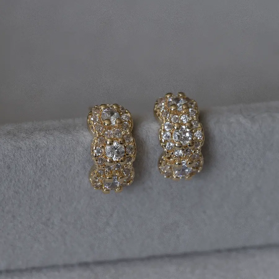 Brinco Micozirconia Cristais