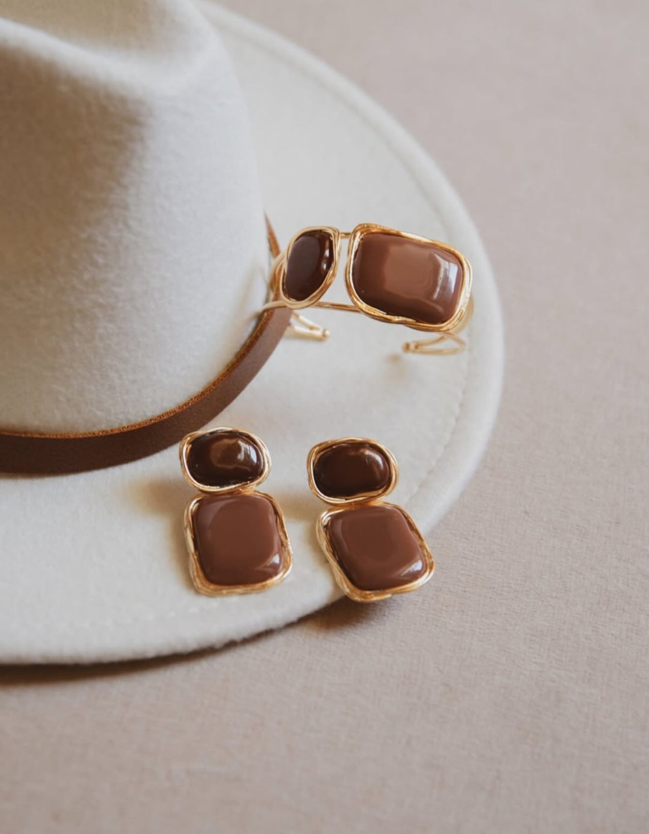 Brinco Duo Marrom - Imagem 2